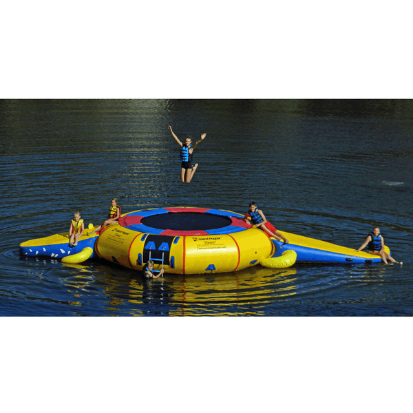 Island Hopper Gator Bounce & Slide Water Bouncer - Boattube